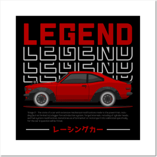 Tuner Red RX3 JDM Posters and Art